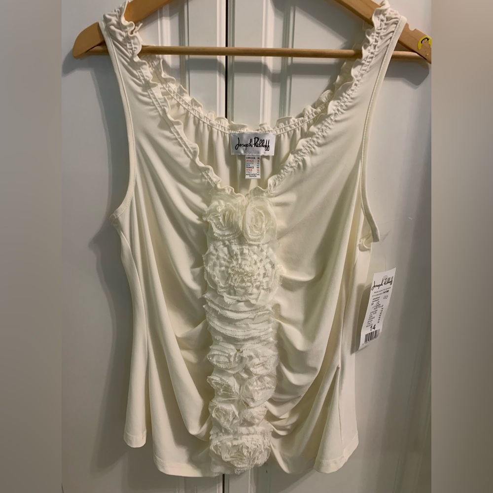 Joseph Ribkoff Ruffle Blouse